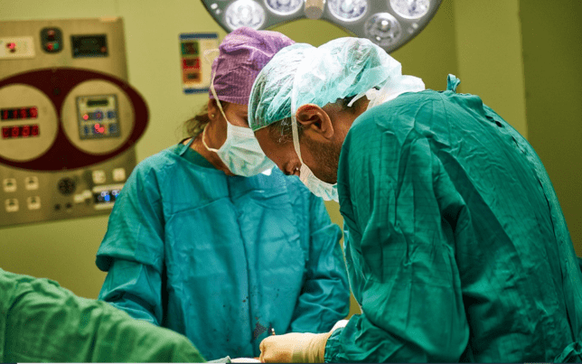 a rhinoplasty procedure
